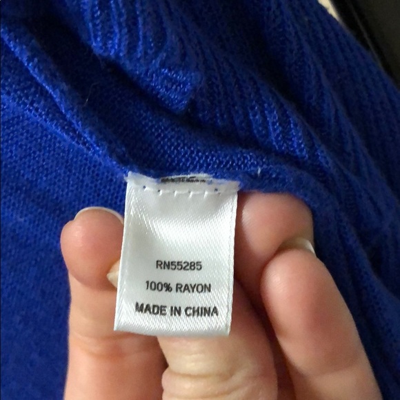 NWOT blue express cardigan - Picture 5 of 6